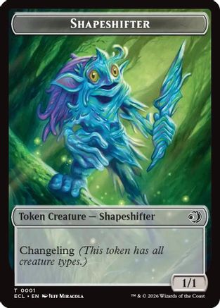 Shapeshifter // Map Double-Sided Token (ECL-1 // 17) - token