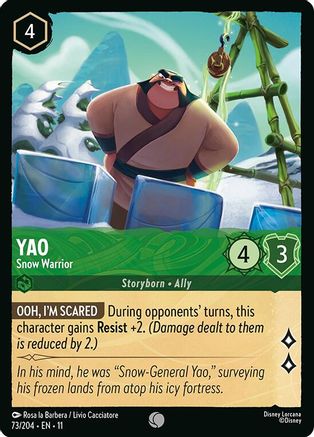 Yao - Snow Warrior (73/204) - W - Common