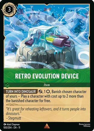 Retro Evolution Device (100/204) - W - Rare - Cold Foil