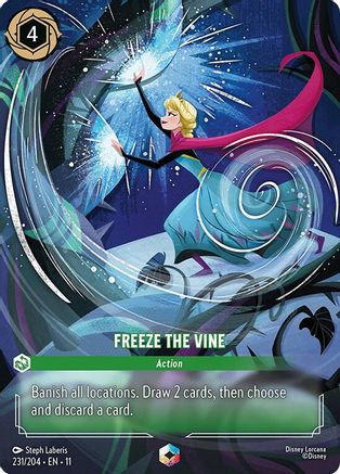 Freeze the Vine (Enchanted) FRANÇAIS (231/204) - G - Enchantée - Holofoil