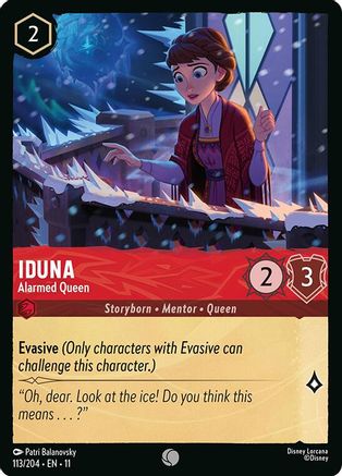 Iduna - Alarmed Queen (113/204) - W - Common - Cold Foil