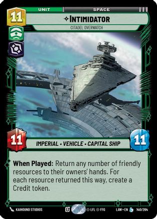 Intimidator - Citadel Overwatch (140/264) - ALT - Legendary
