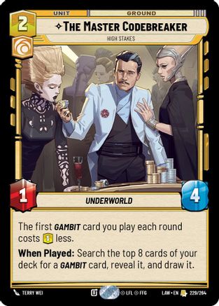 The Master Codebreaker - High Stakes (229/264) - ALT - Rare