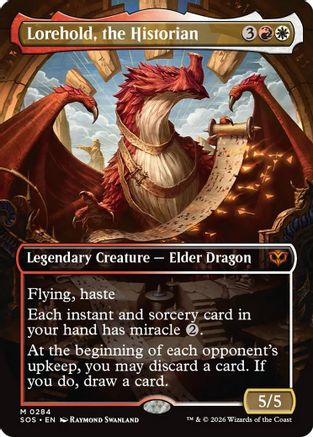 Lorehold, the Historian (Borderless) (SOS-284) - mythic