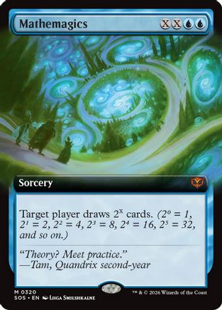 Mathemagics (Extended Art) (SOS-320) - mythic - Foil