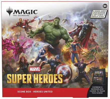 Marvel Super Heroes Scene Box - Heroes United (anglais)