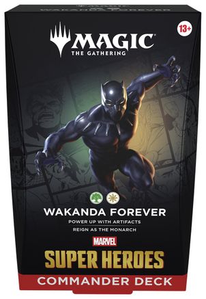 Marvel Super Heroes Commander Deck - Wakanda Forever (anglais)