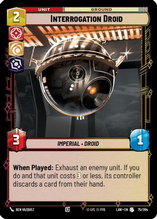 Interrogation Droid (75/264) - ALT - Uncommon