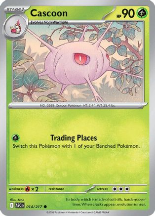 Cascoon (014) - MAH  - Common - Reverse Holofoil