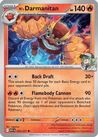N's Darmanitan (033) - MAH  - Uncommon