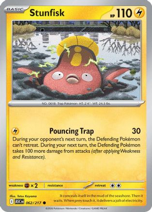 Stunfisk (062) - MAH  - Common - Reverse Holofoil