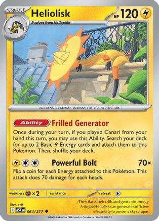 Heliolisk (064/217) - MAH  - Uncommon - Reverse Holofoil
