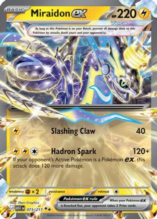 Miraidon ex (073) - MAH  - Double Rare - Holofoil