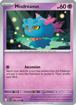 Misdreavus (085/217) - MAH  - Common