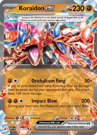 Koraidon ex (121) - MAH  - Double Rare - Holofoil