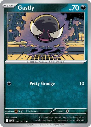 Gastly (123) - MAH  - Common