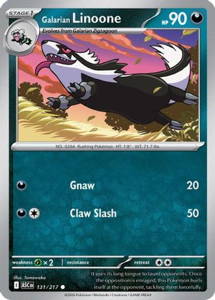 Galarian Linoone (131) - MAH  - Common