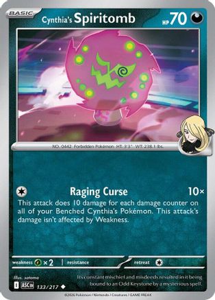 Cynthia's Spiritomb (133/217) - MAH  - Uncommon