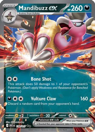 Mandibuzz ex (139) - MAH  - Double Rare - Holofoil