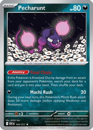 Pecharunt (143) - MAH  - Rare - Holofoil