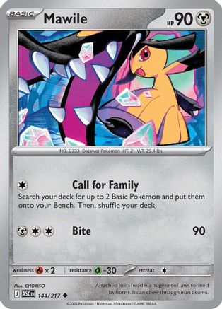 Mawile (144/217) - MAH  - Uncommon - Reverse Holofoil