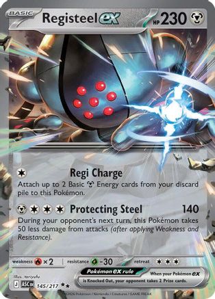 Registeel ex (145) - MAH  - Double Rare - Holofoil