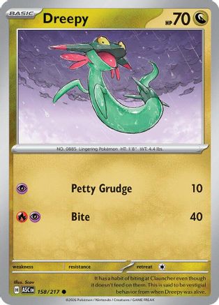 Dreepy (158/217) - MAH  - Common