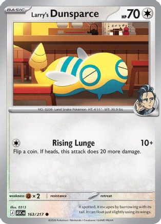 Larry's Dunsparce (163) - MAH  - Common