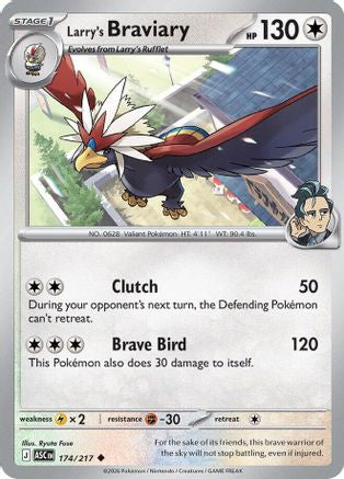 Larry's Braviary (174) - MAH  - Uncommon - Reverse Holofoil