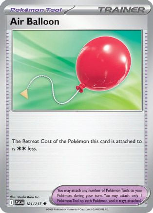 Air Balloon (181) - MAH  - Uncommon - Reverse Holofoil