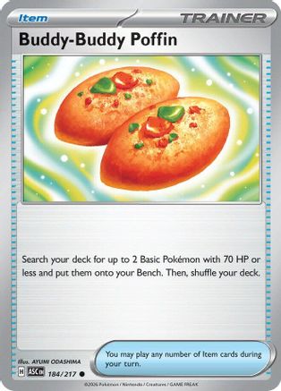 Buddy-Buddy Poffin (184) - MAH  - Common - Reverse Holofoil