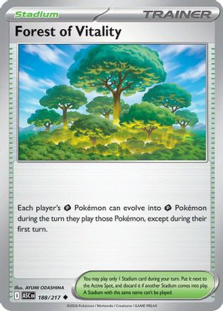 Forest of Vitality (188) - MAH  - Uncommon - Reverse Holofoil
