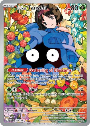 Erika's Tangela (218/217) - MAH  - Illustration Rare - Holofoil