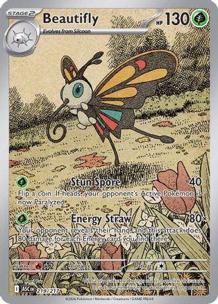 Beautifly (219/217) - MAH  - Illustration Rare - Holofoil