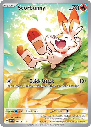 Scorbunny (225/217) - MAH  - Illustration Rare - Holofoil