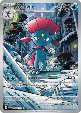 Weavile (228/217) - MAH  - Illustration Rare - Holofoil