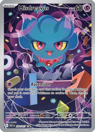 Misdreavus (233/217) - MAH  - Illustration Rare - Holofoil