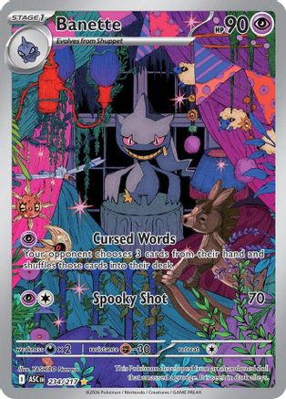 Banette (234/217) - MAH  - Illustration Rare - Holofoil