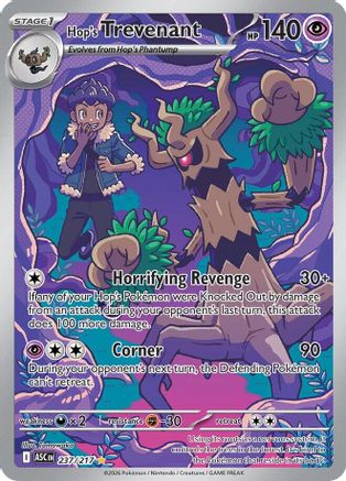 Hop's Trevenant (237/217) - MAH  - Illustration Rare - Holofoil