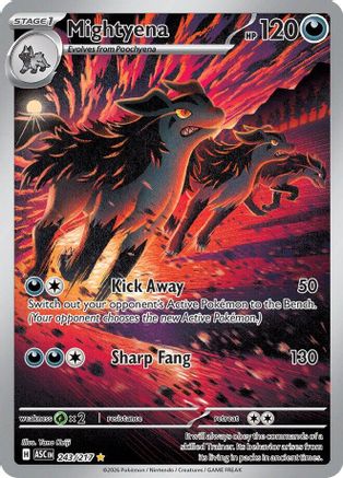Mightyena (243/217) - MAH  - Illustration Rare - Holofoil