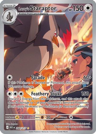 Larry's Staraptor (249/217) - MAH  - Illustration Rare - Holofoil