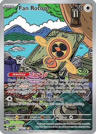 Fan Rotom (250/217) - MAH  - Illustration Rare - Holofoil