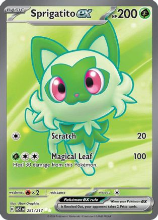 Sprigatito ex (251) - MAH  - Ultra Rare - Holofoil