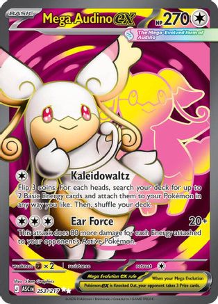 Mega Audino ex (253/217) - MAH  - Ultra Rare - Holofoil