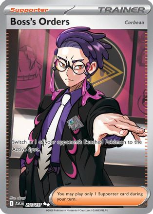 Boss's Orders [Corbeau] (256/217) - MAH  - Ultra Rare - Holofoil