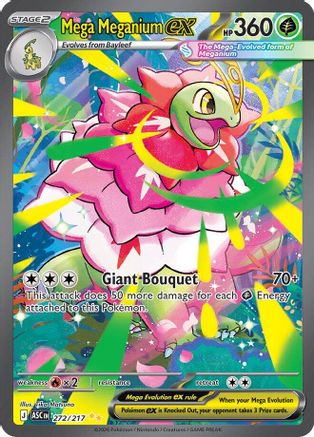 Mega Meganium ex (272/217) - MAH  - Special Illustration Rare - Holofoil