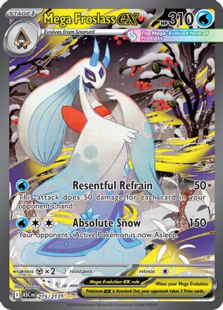Mega Froslass ex (275/217) - MAH  - Special Illustration Rare - Holofoil