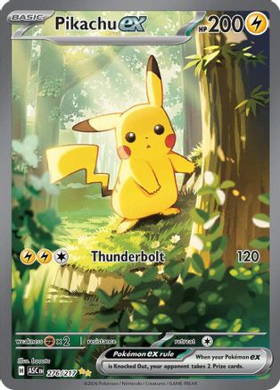 Pikachu ex (276/217) - MAH  - Special Illustration Rare - Holofoil