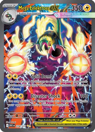Mega Eelektross ex (278/217) - MAH  - Special Illustration Rare - Holofoil