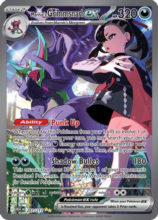 Marnie's Grimmsnarl ex (287) - MAH  - Special Illustration Rare - Holofoil